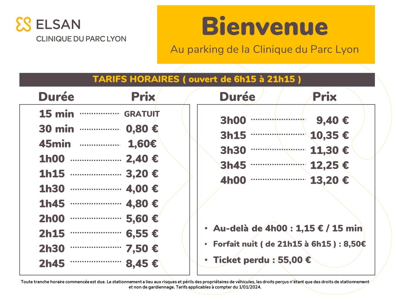 Plan et accès Clinique du Parc Lyon Elsan